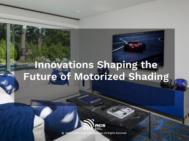 Innovations shaping the future of motorized shading