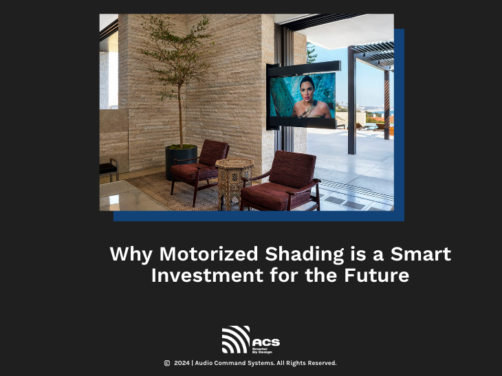 Why Motorized Shading is a Smart Investment for the Future