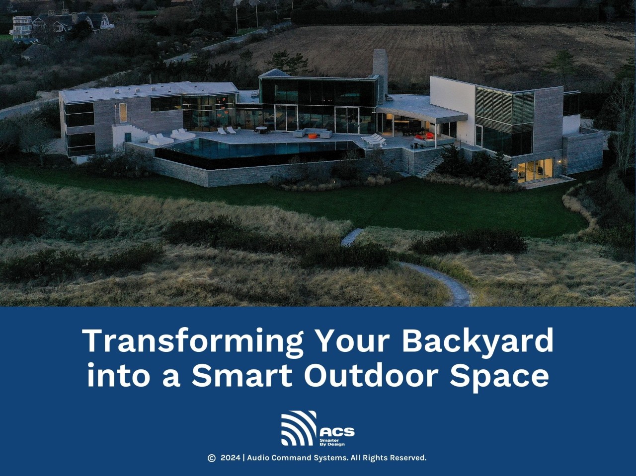 Transforming your backyard into a smart outdoor space