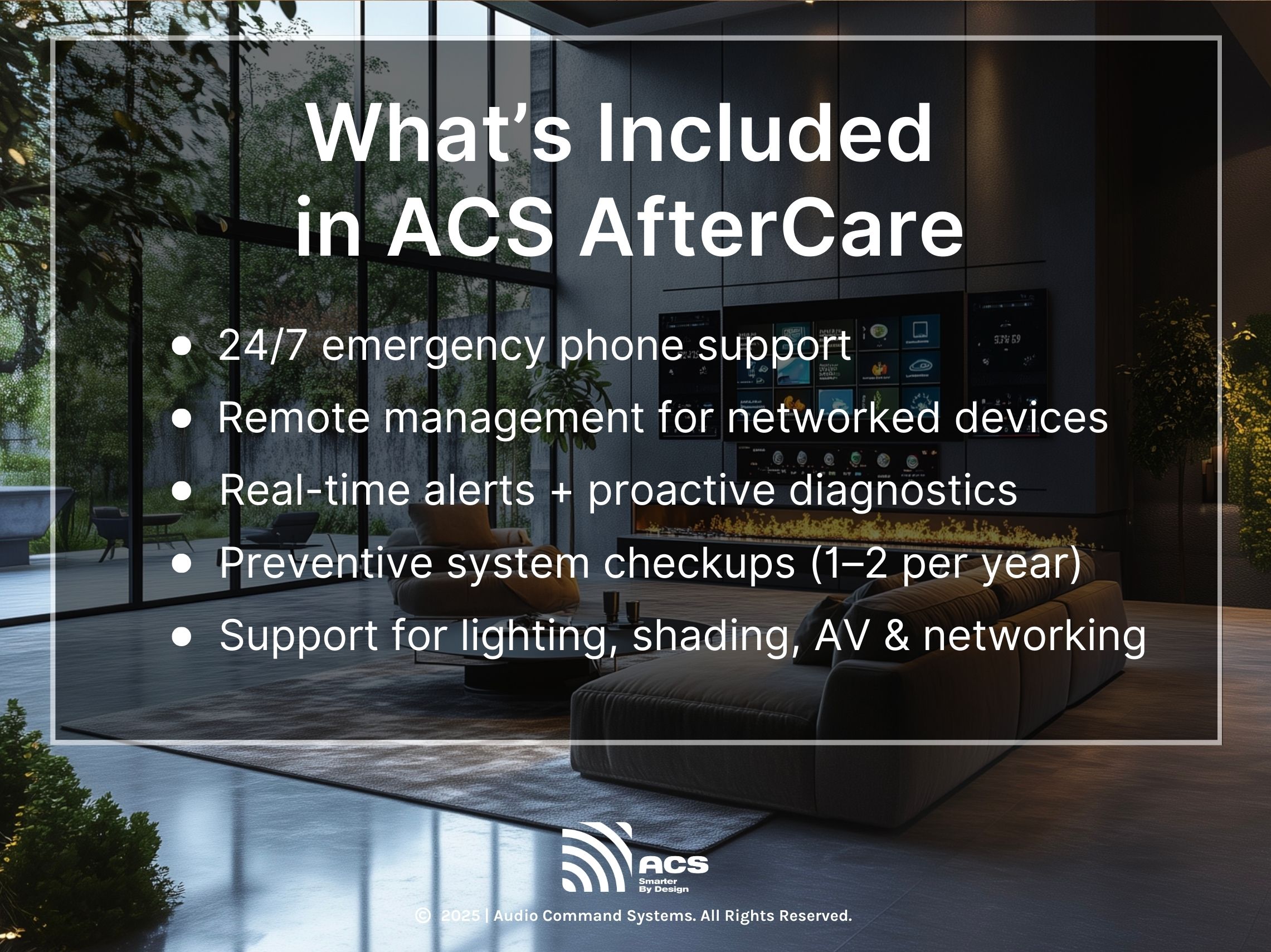 Whats included in ACS After Care
